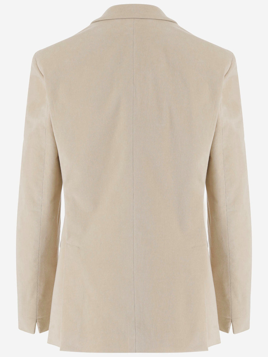 Stretch Cotton Jacket Ivory
