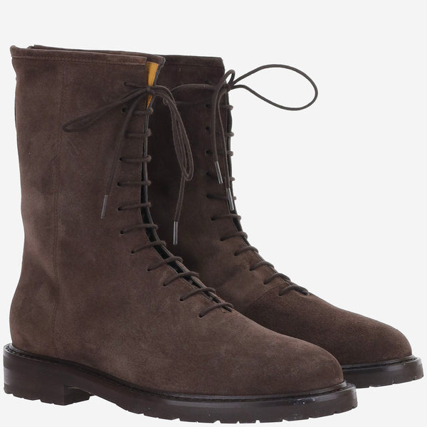 Ankle Boots Dark Brown Suede