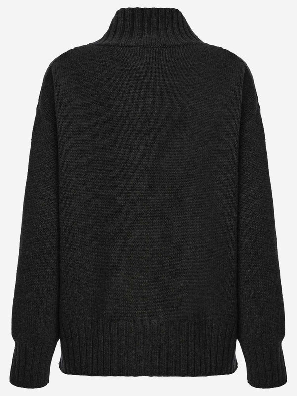 Sweater Cashmere Turtleneck Black