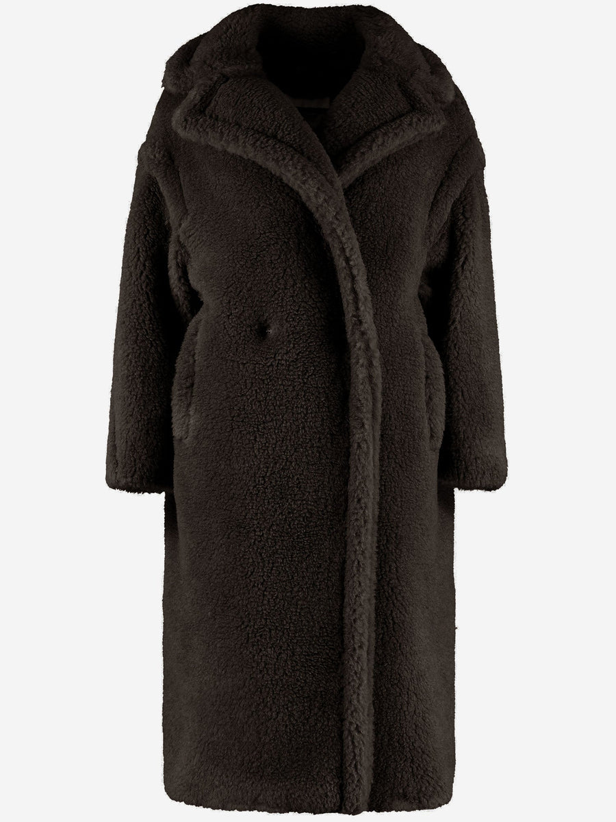 Coat Tedgirl Dark Brown Alpaca Blend
