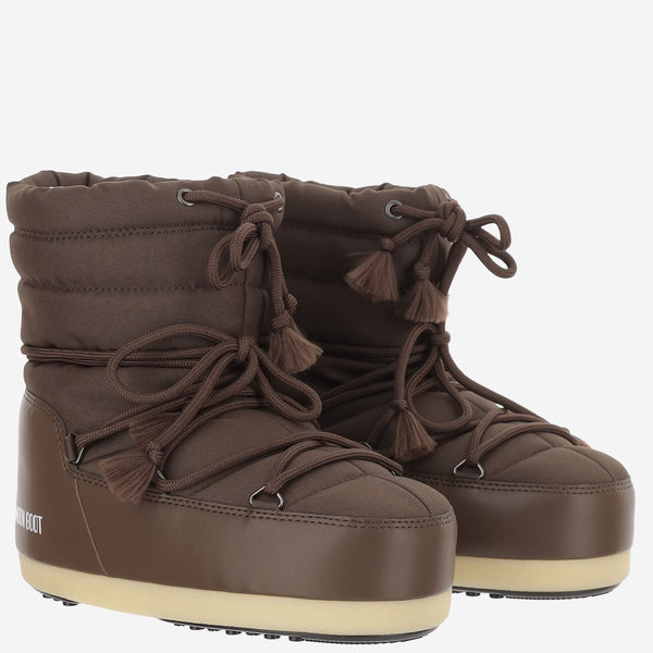 Nylon Ankle Boots Brown Polyamide