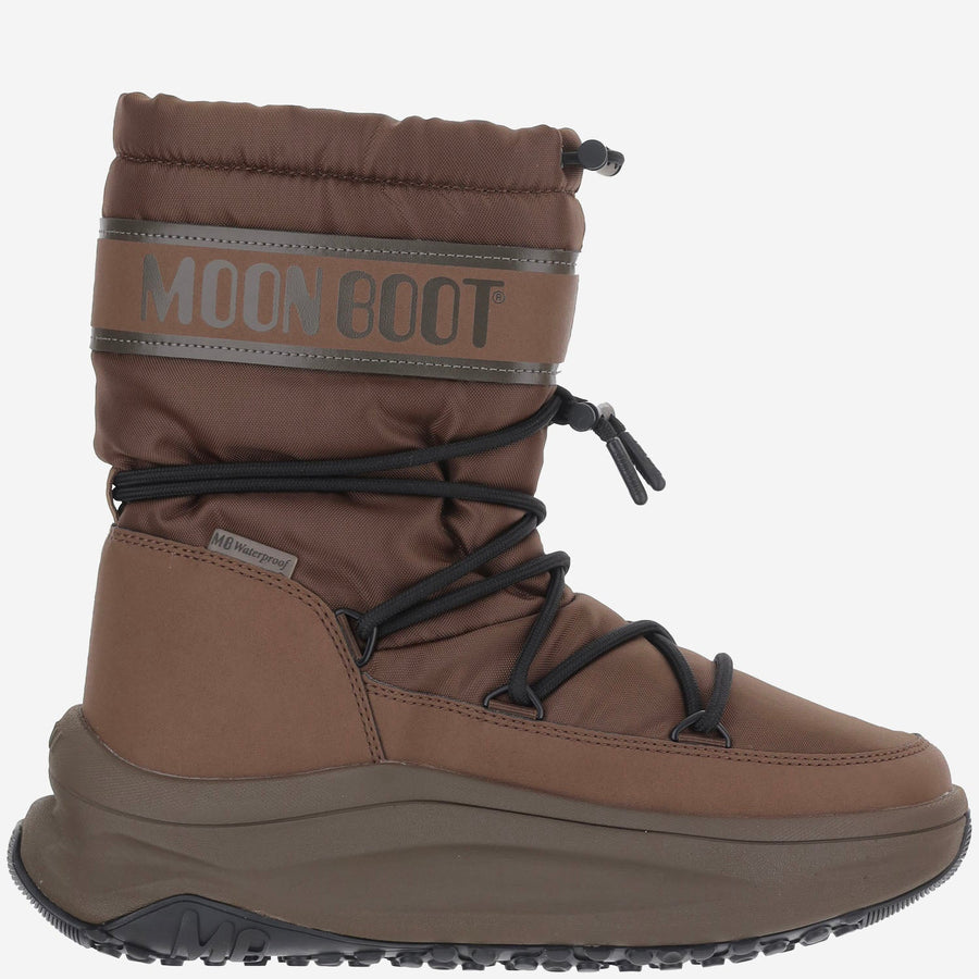 Ankle Boots Moon 247 Polar Brown Rubber And Mesh
