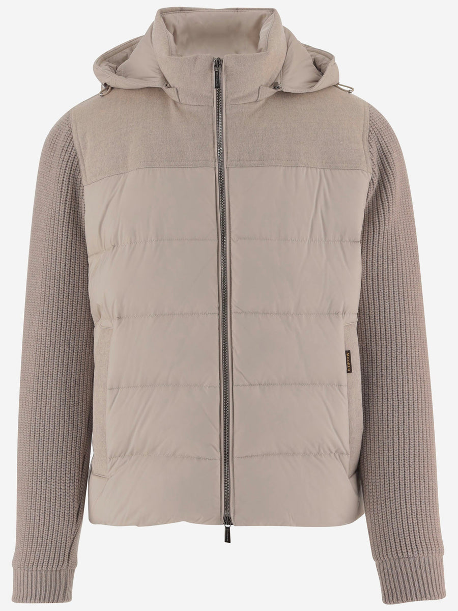 Jacket Wool And Cashmere Beige