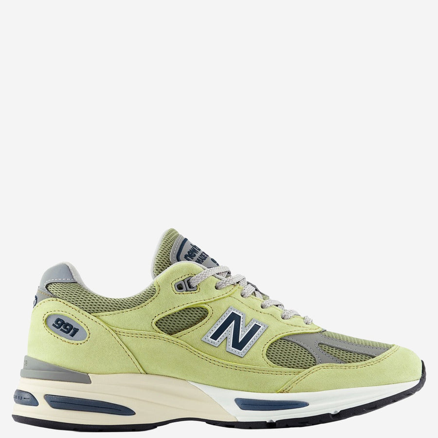 Sneakers 991v2 Light Green Pigskin/synthetic/mesh Trainers