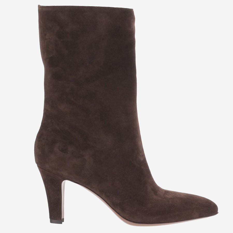 Ankle Boots Elsa Brown Calf Leather (bos Taurus)