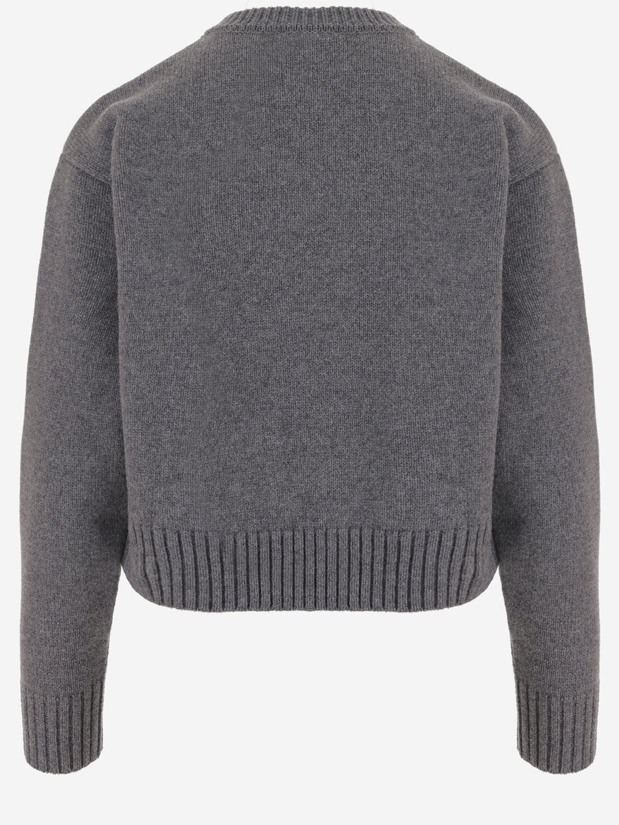 Sweater Wool And Cashmere Grey