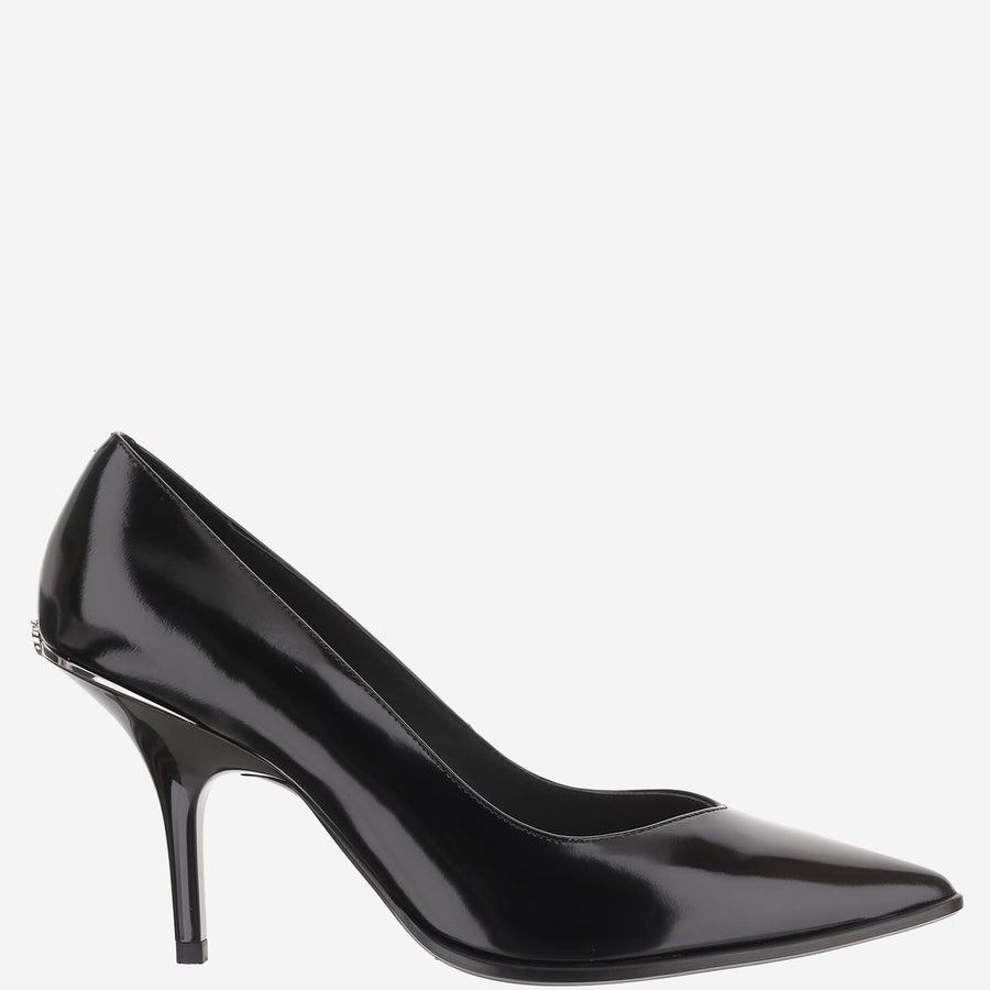 Leather Pumps Lady Black Upper: Bovine