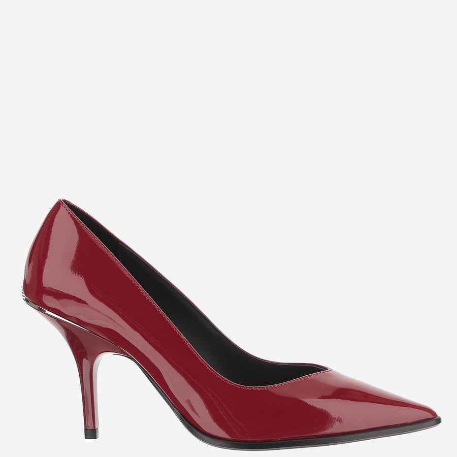 Pumps Red Leather Upper: Cowhide
