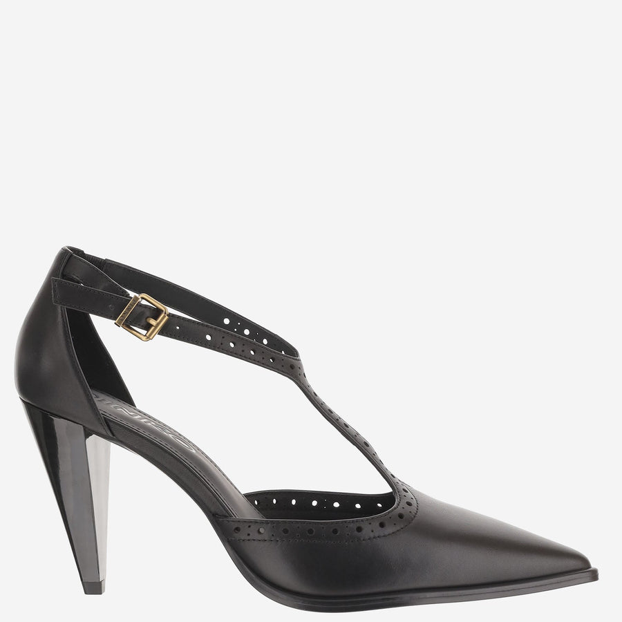 Leather Pumps Gwen Black Upper: Cow