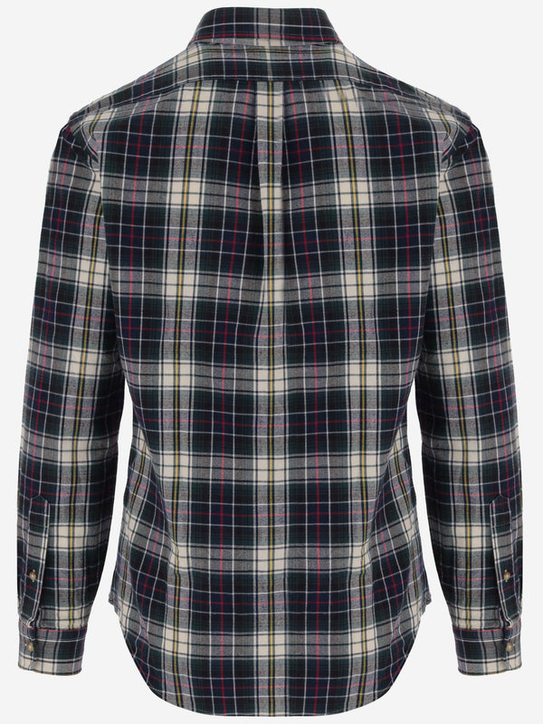 Cotton Checkered Shirt Multicolour