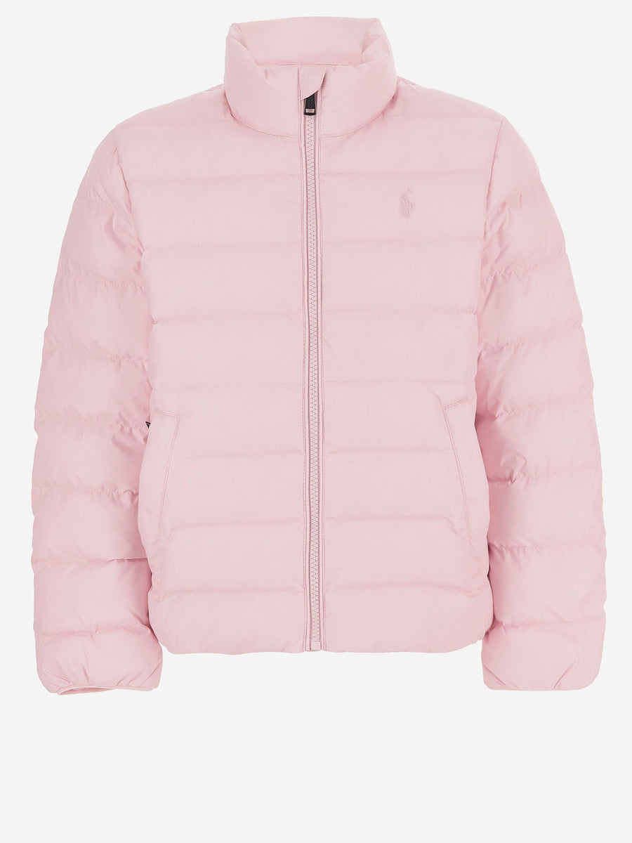 Padded Down Jacket Pink Nylon