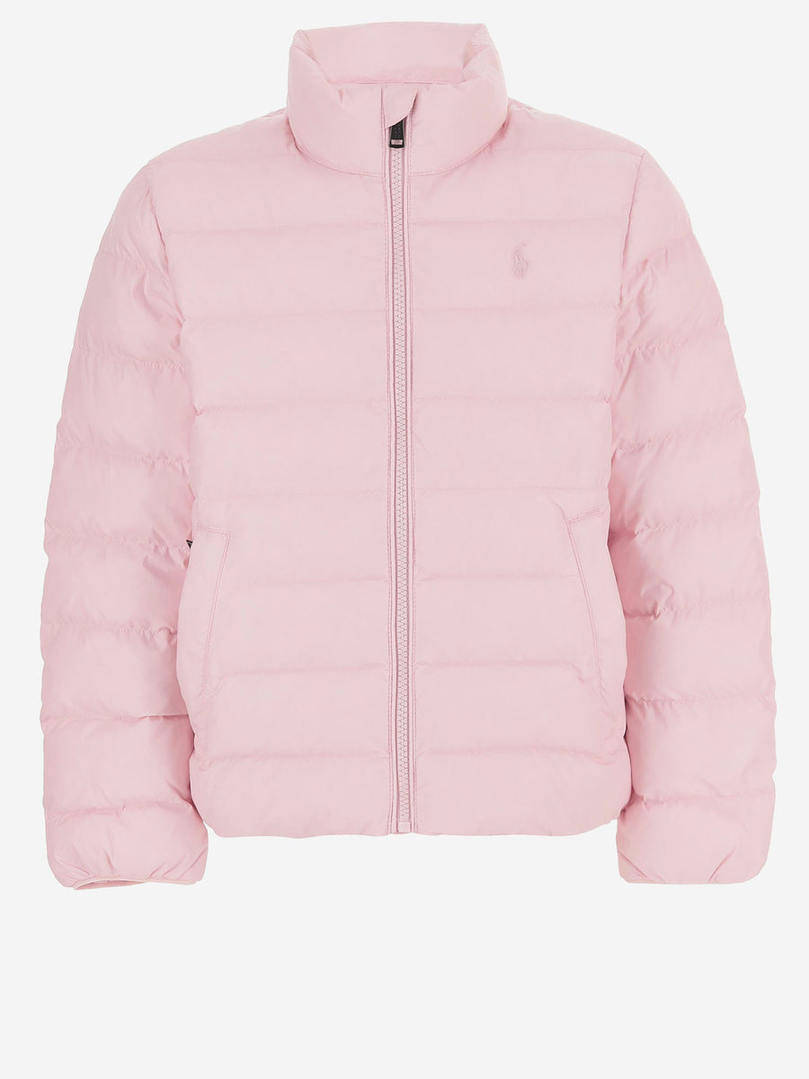 Padded Down Jacket Pink Nylon
