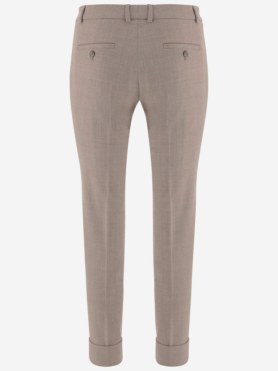 Trousers Margot Stretch Wool Beige
