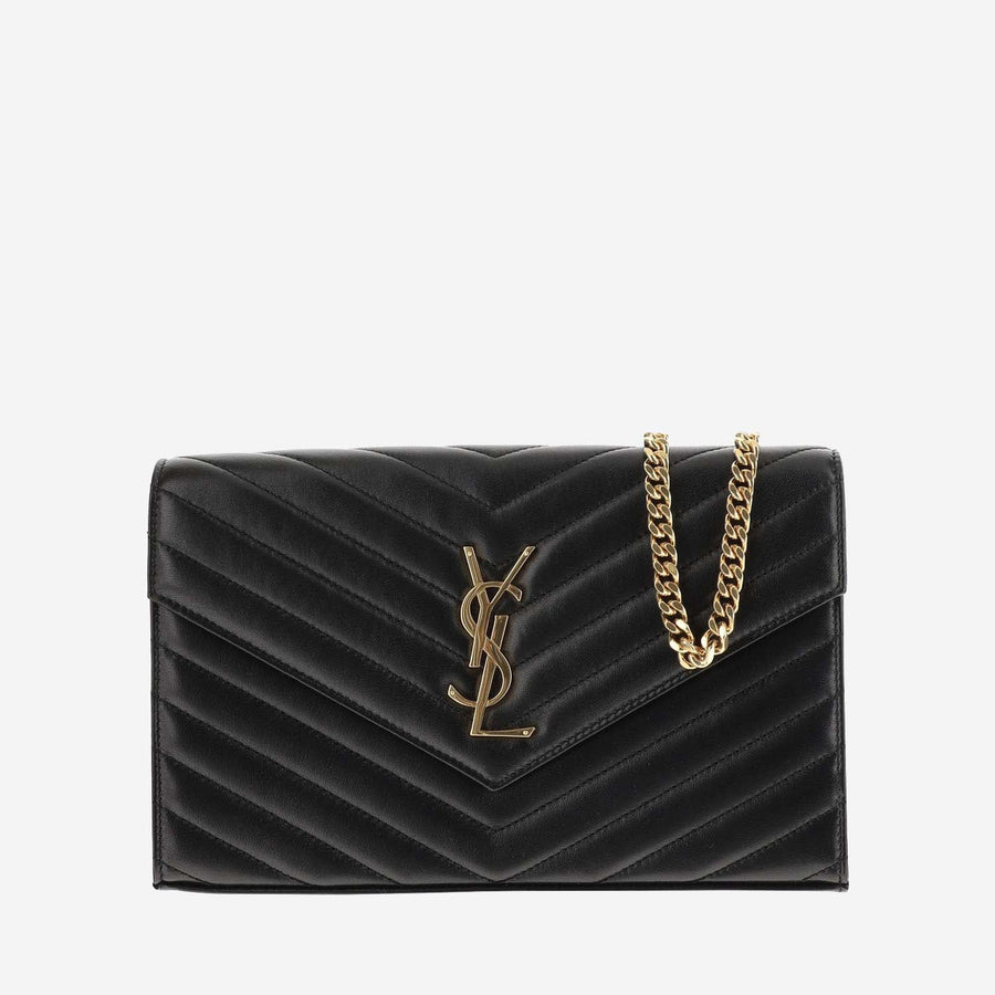 Clutch Cassandre Lamb Leather Black Wallets & Purses