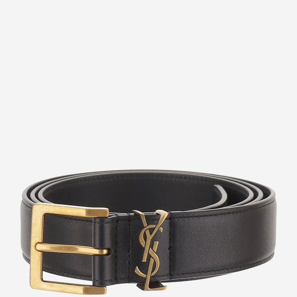 Belt Cassandre Vadim Suede Black Leather