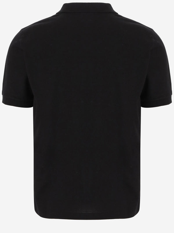 Cotton Polo Shirt Black