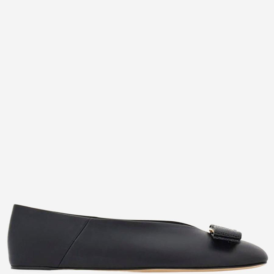 Ballerina Flats Vanna Leather Black