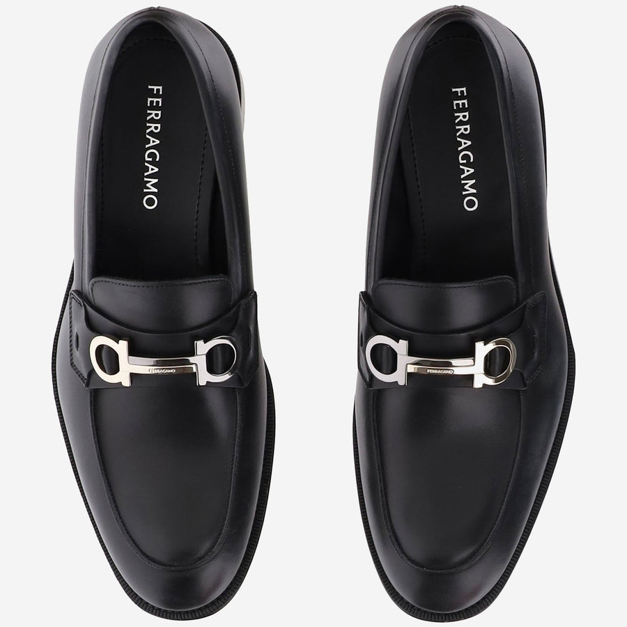 Leather Loafers Black Calf