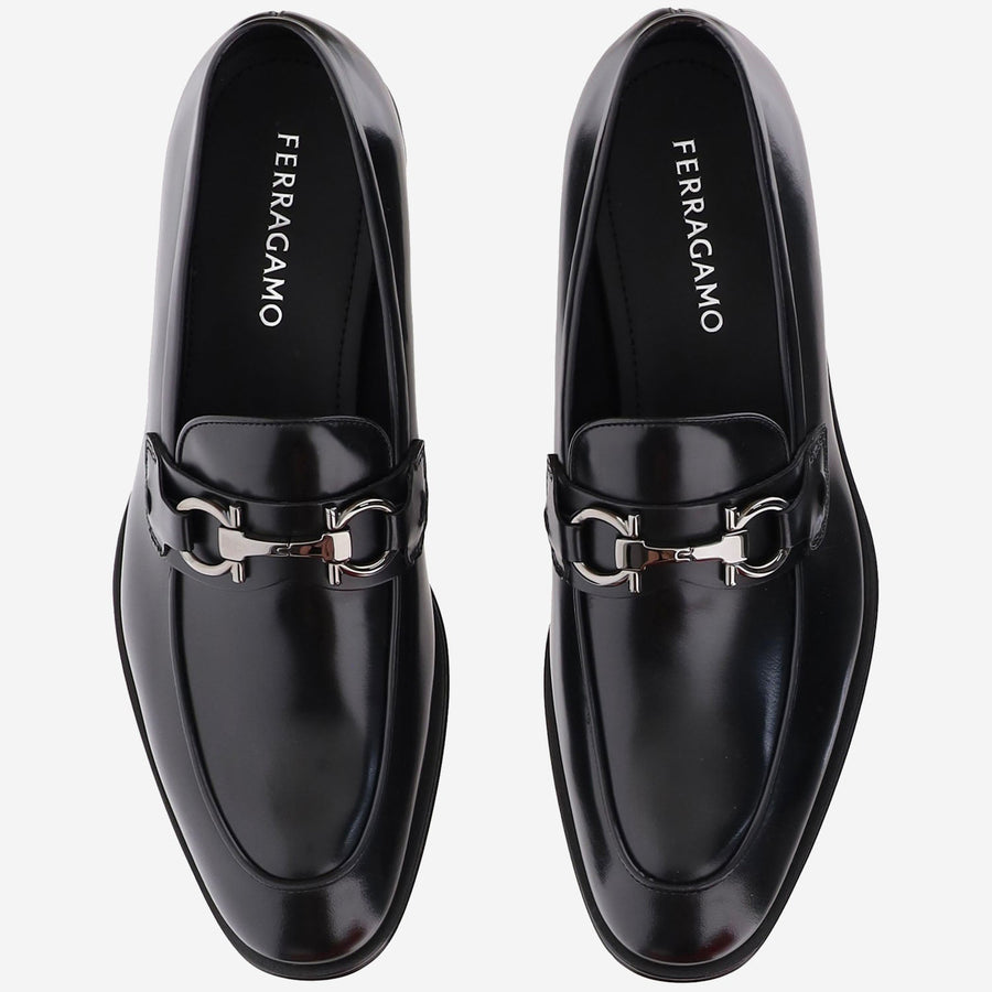 Leather Loafers Black Calf