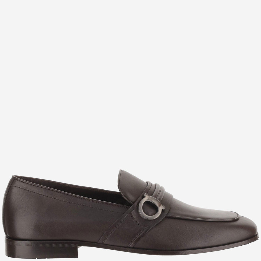 Leather Loafers Dark Brown Calf