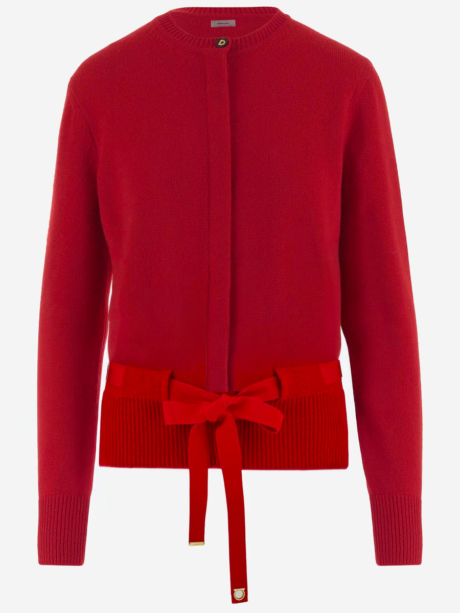Cardigan Cashmere Red
