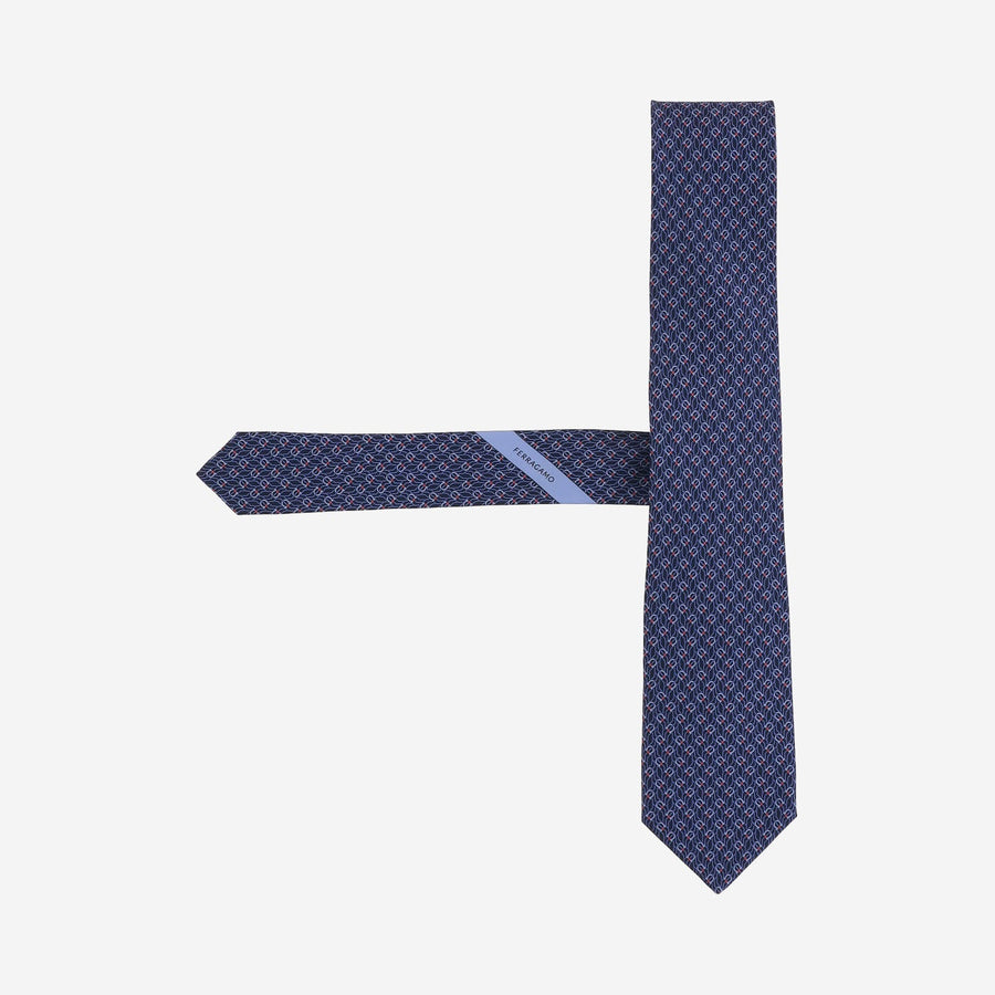 Silk Tie Navy Ties & Bow
