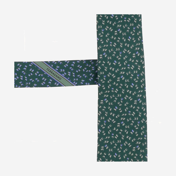 Silk Tie Green Ties & Bow