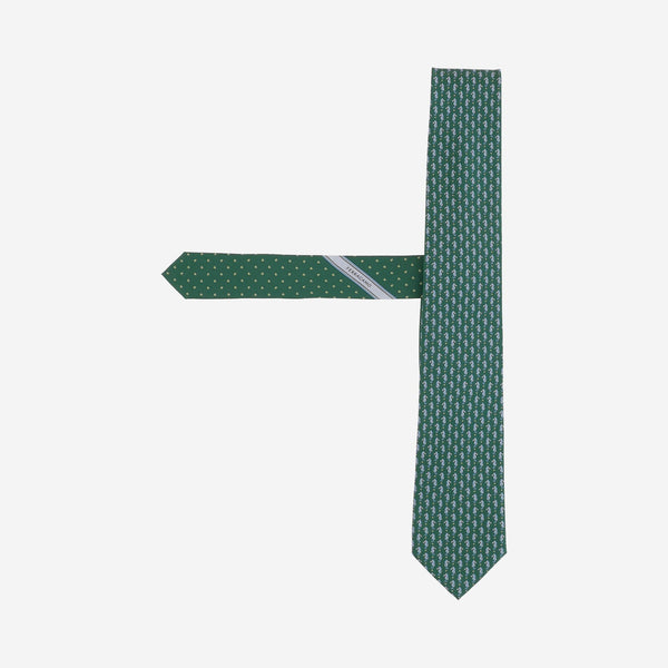 Tie Silk Green Ties & Bow