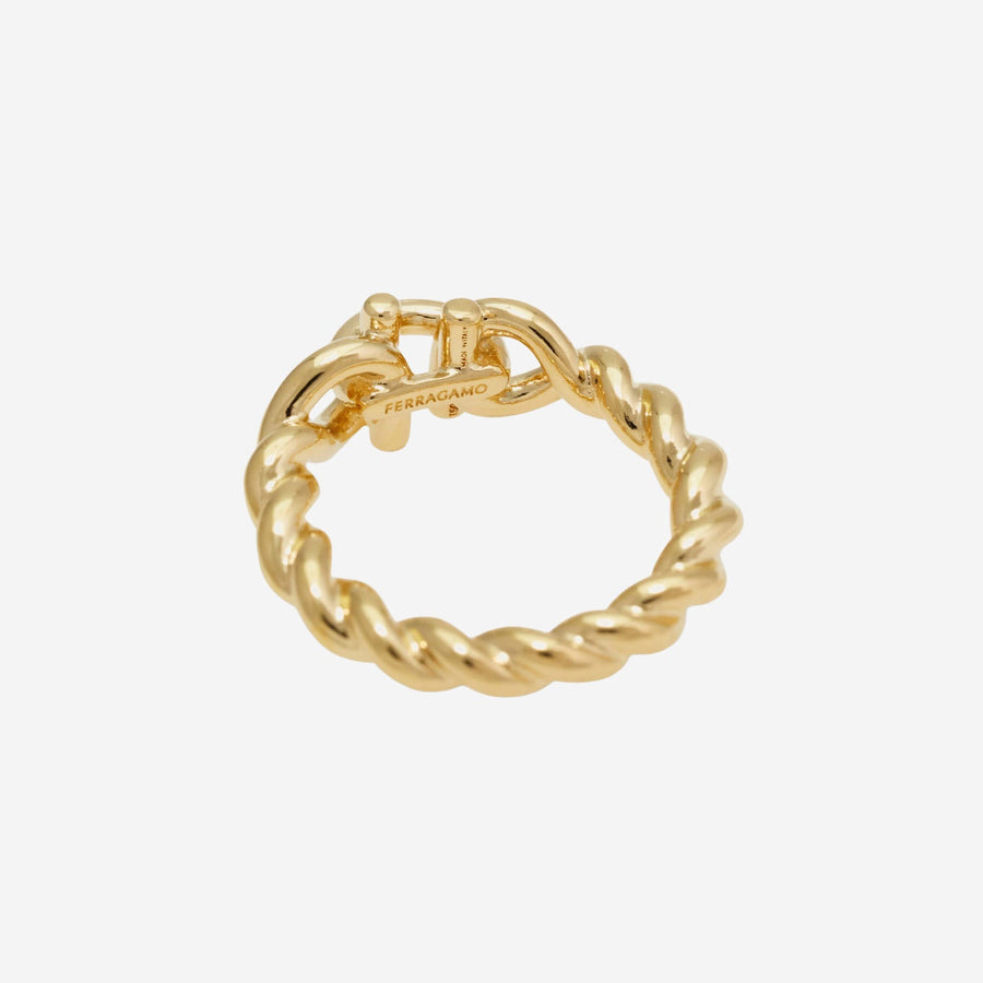 Ring Brass Torchon Hook Gold
