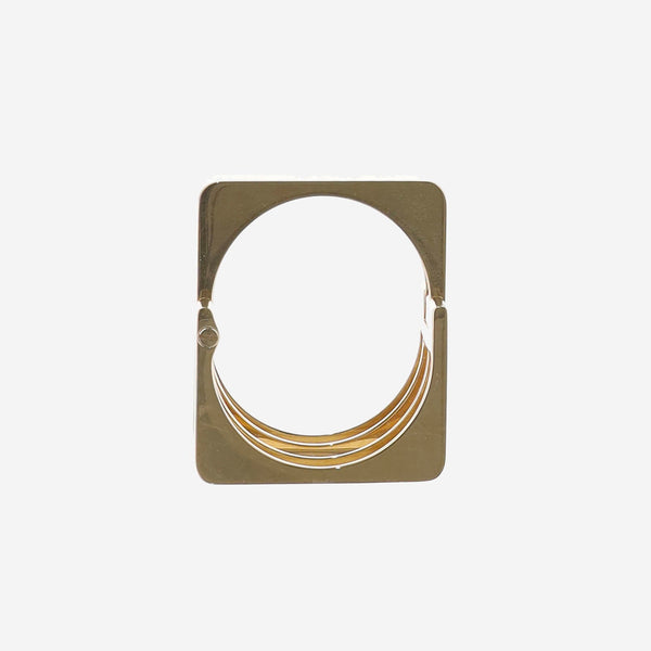 Brass Gancini Bracelet Gold