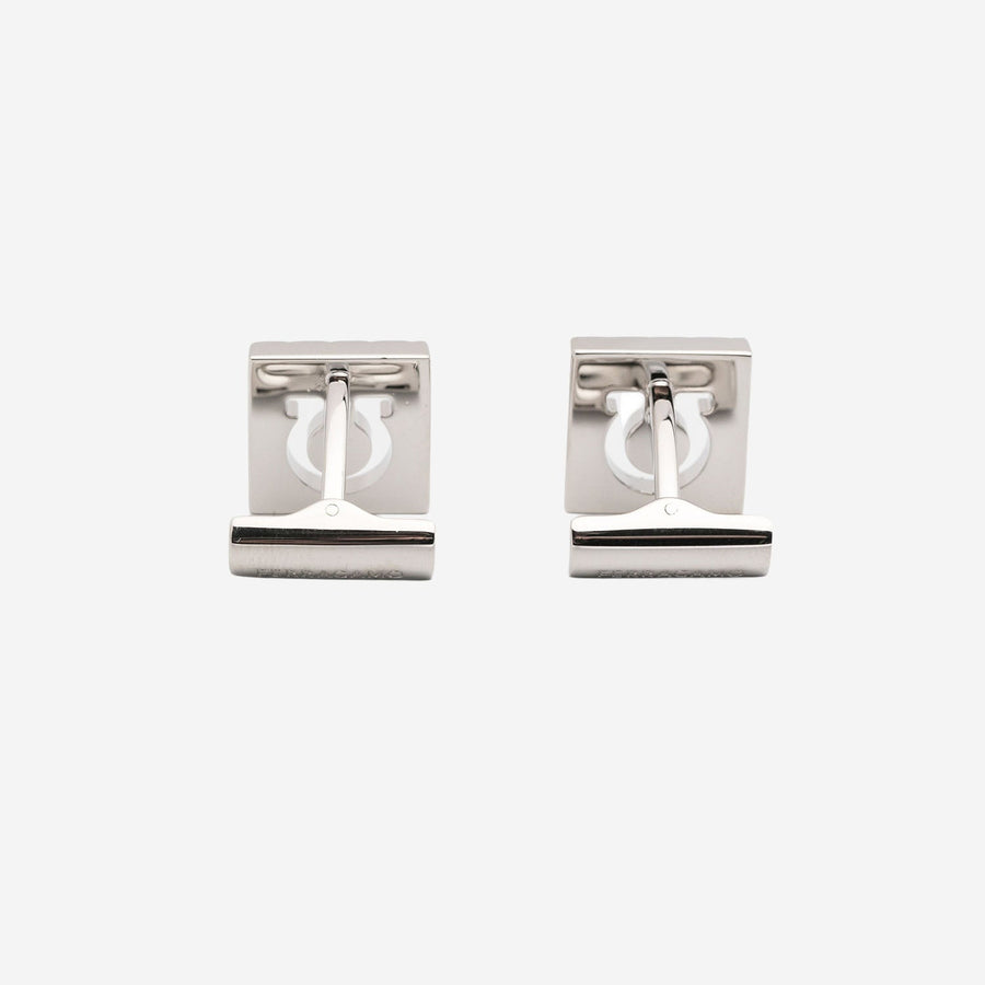 Square Brass Cummerbund Clasps Silver Accessory