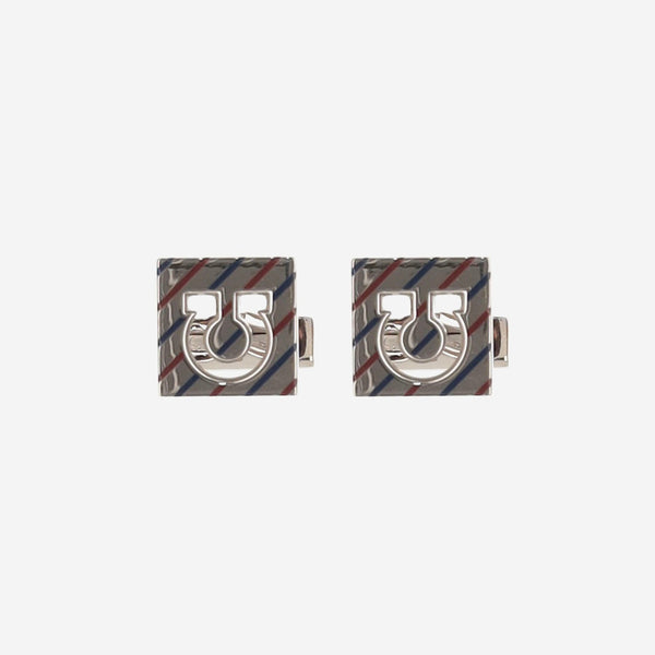 Cummerbund Clasps Square Brass Multicolour Accessory