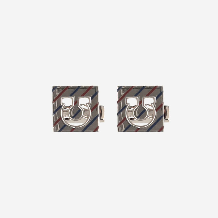 Cummerbund Clasps Square Brass Multicolour Accessory