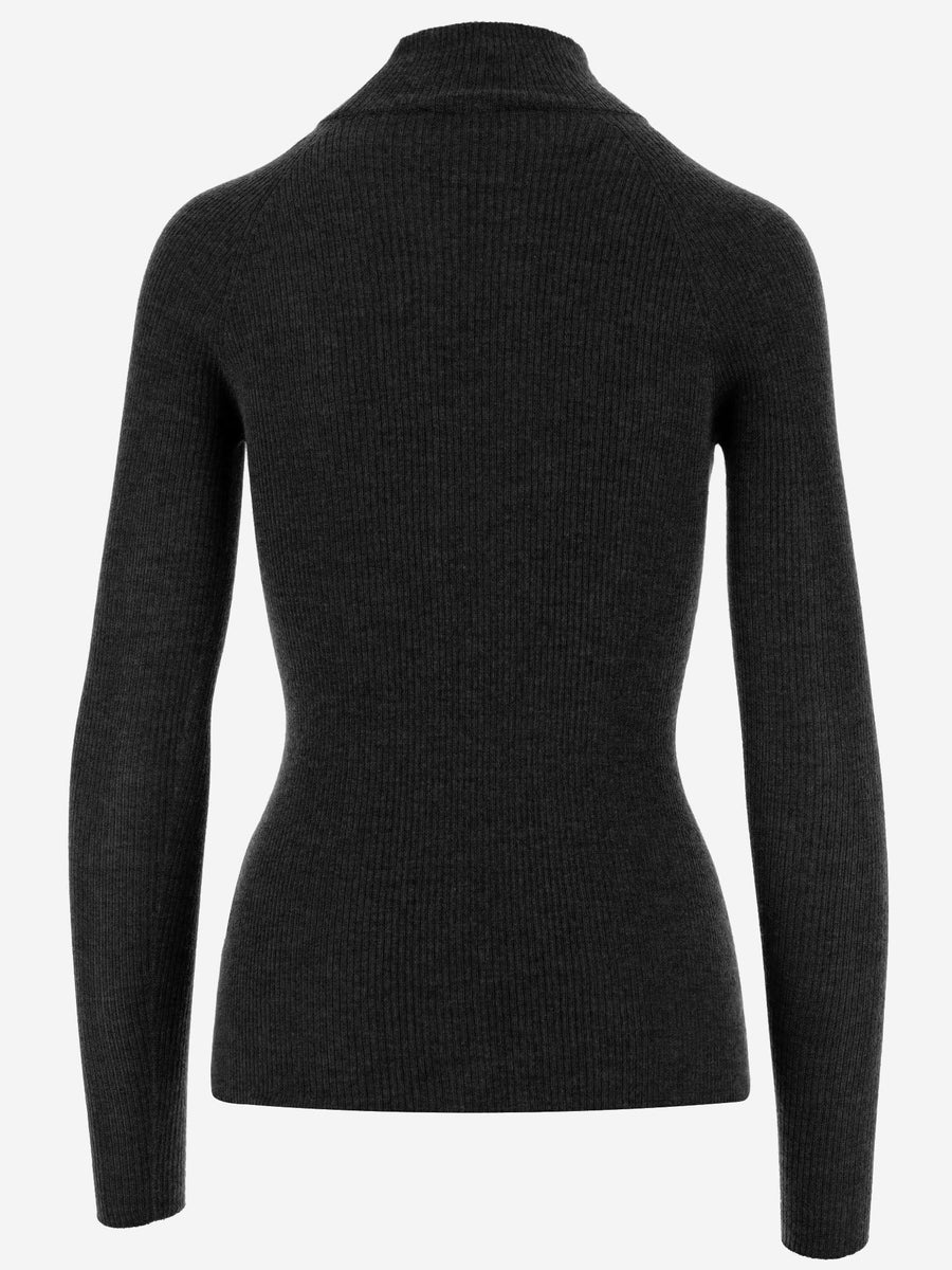 Sweater Cashmere And Silk Black