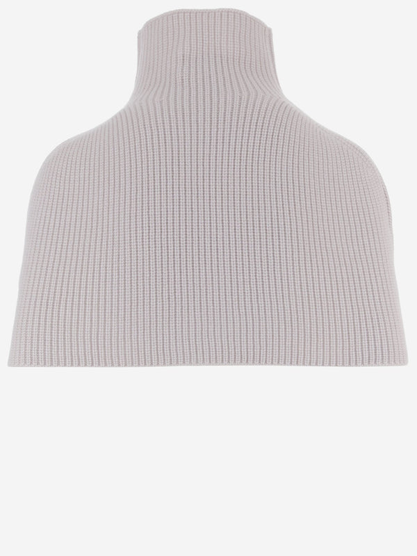 Cashmere High Neck Shawl Pink Capes
