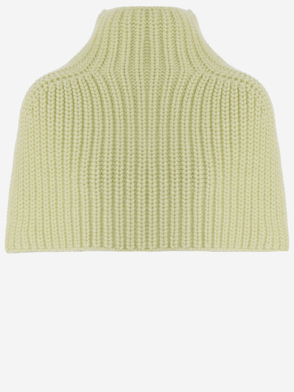 Shawl Cape Knit Cashmere Yellow Capes