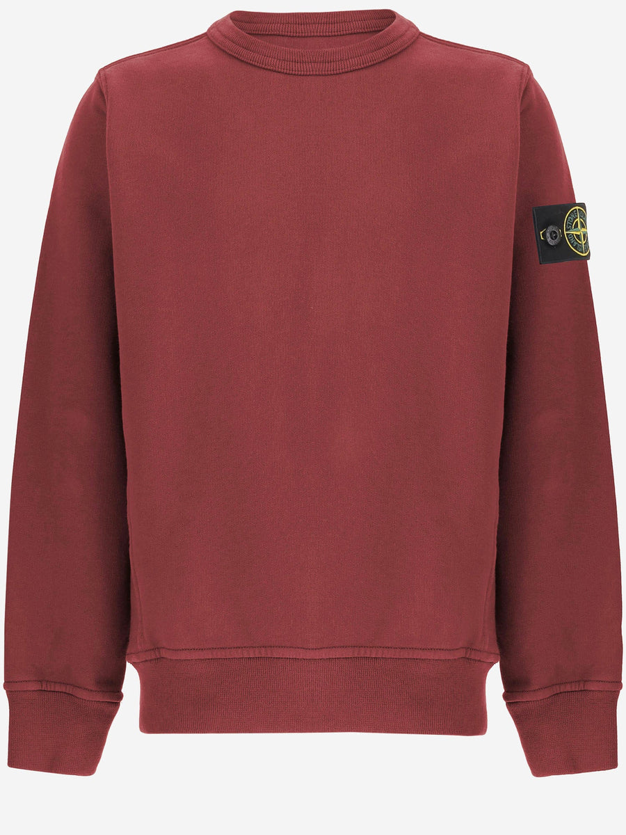 Cotton Logo Sweatshirt Red Hoods & Sweatshirts