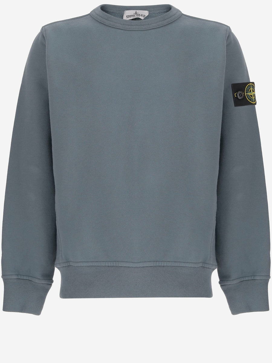 Sweatshirt Cotton Dark Blue Hoods & Sweatshirts