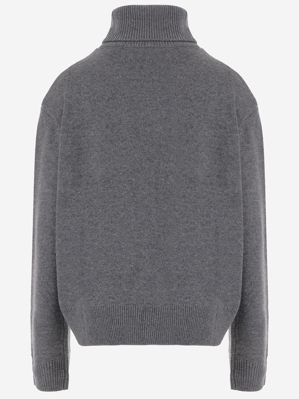 Sweater Wool And Cashmere Grey