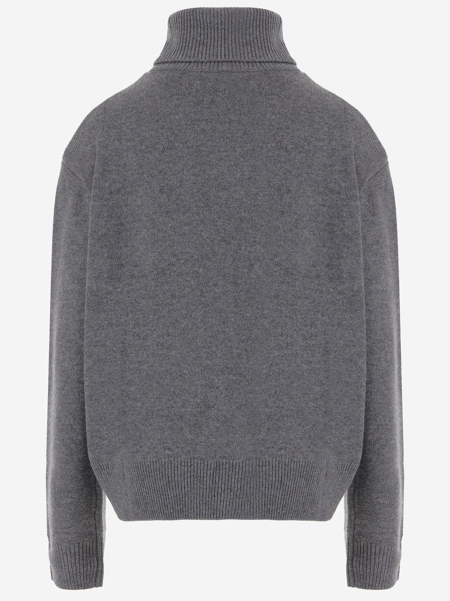 Sweater Wool And Cashmere Grey