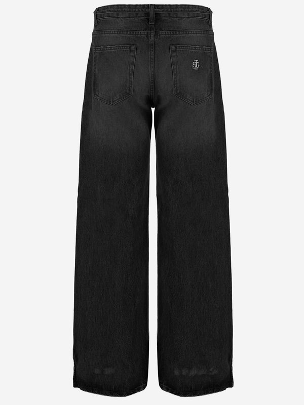 Jeans Cotton Denim Black Organic Trousers