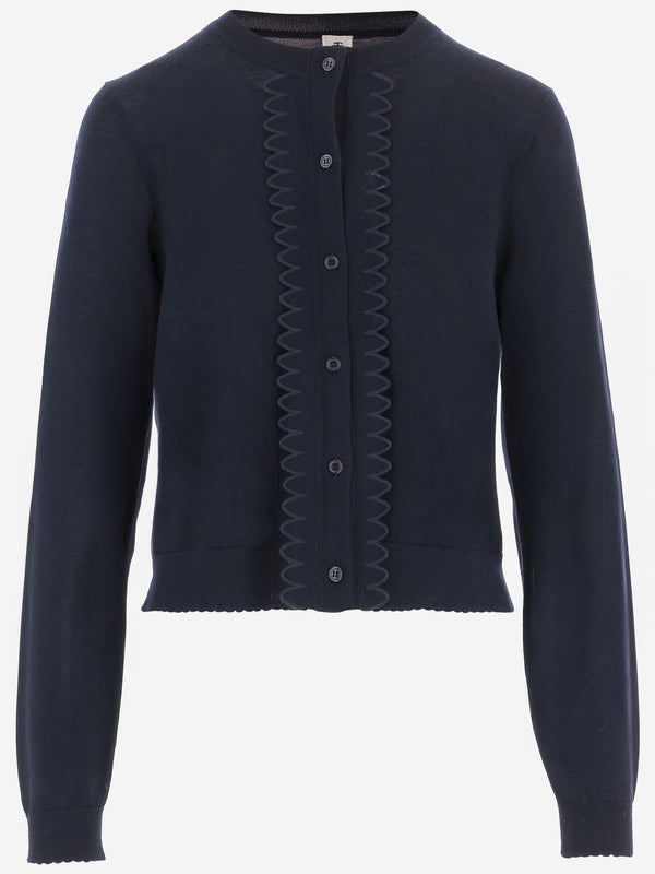 Wool Knit Jumper Navy