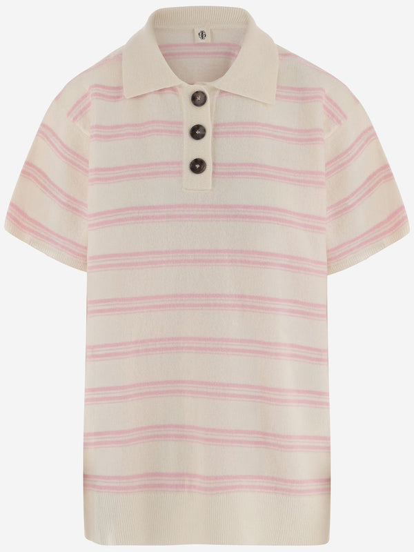 T-Shirt Striped Wool-Cashmere Multicolour T-shirts & Jerseys