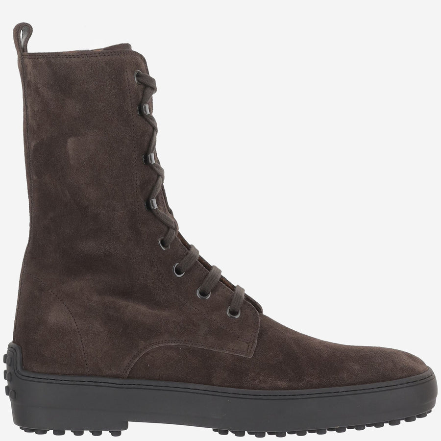 Ankle Boots Suede Brown