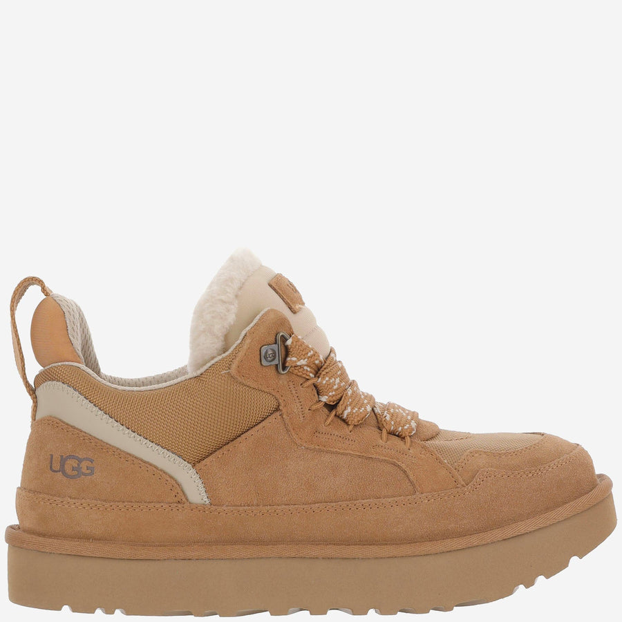 Sneakers Lowmel Beige Suede And Mesh Canvas