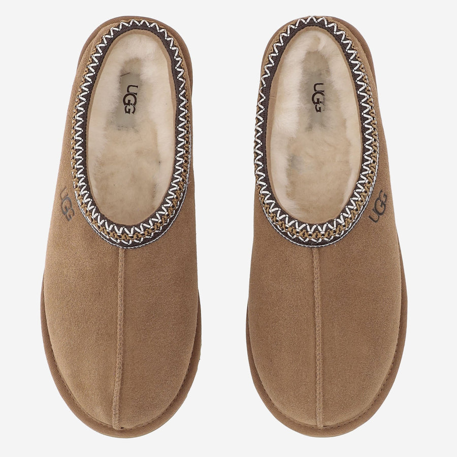 Tasman Ii Mules Brown Suede Leather