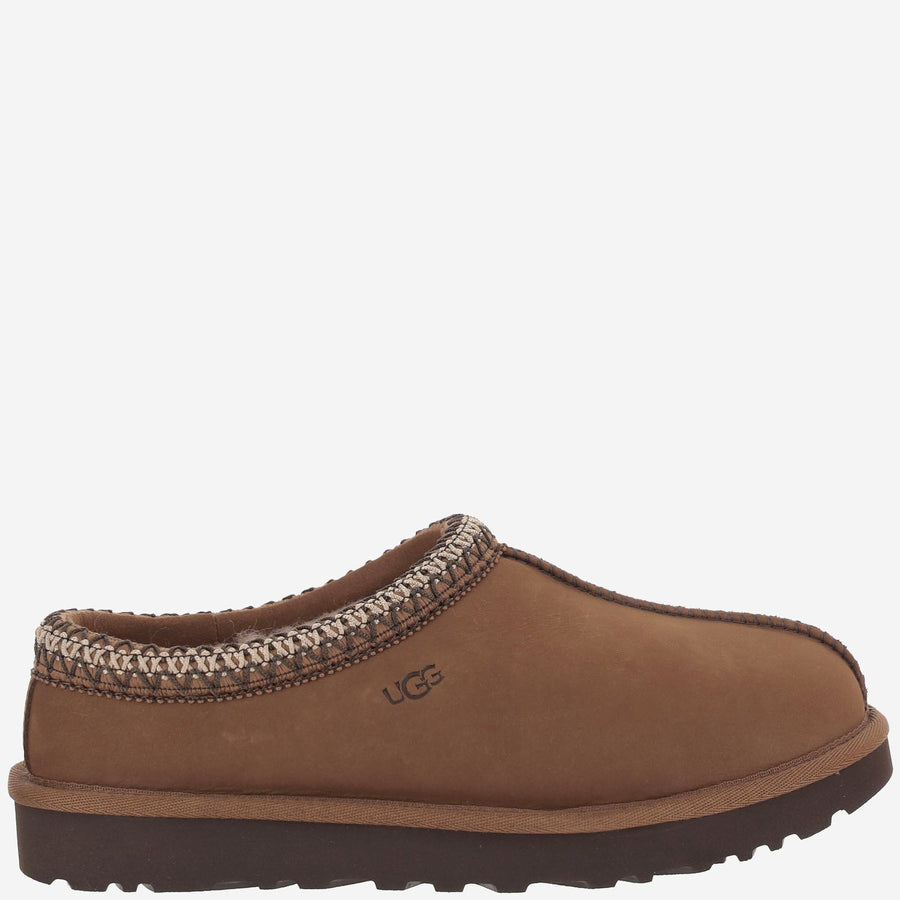 Tasman Mules Brown Suede