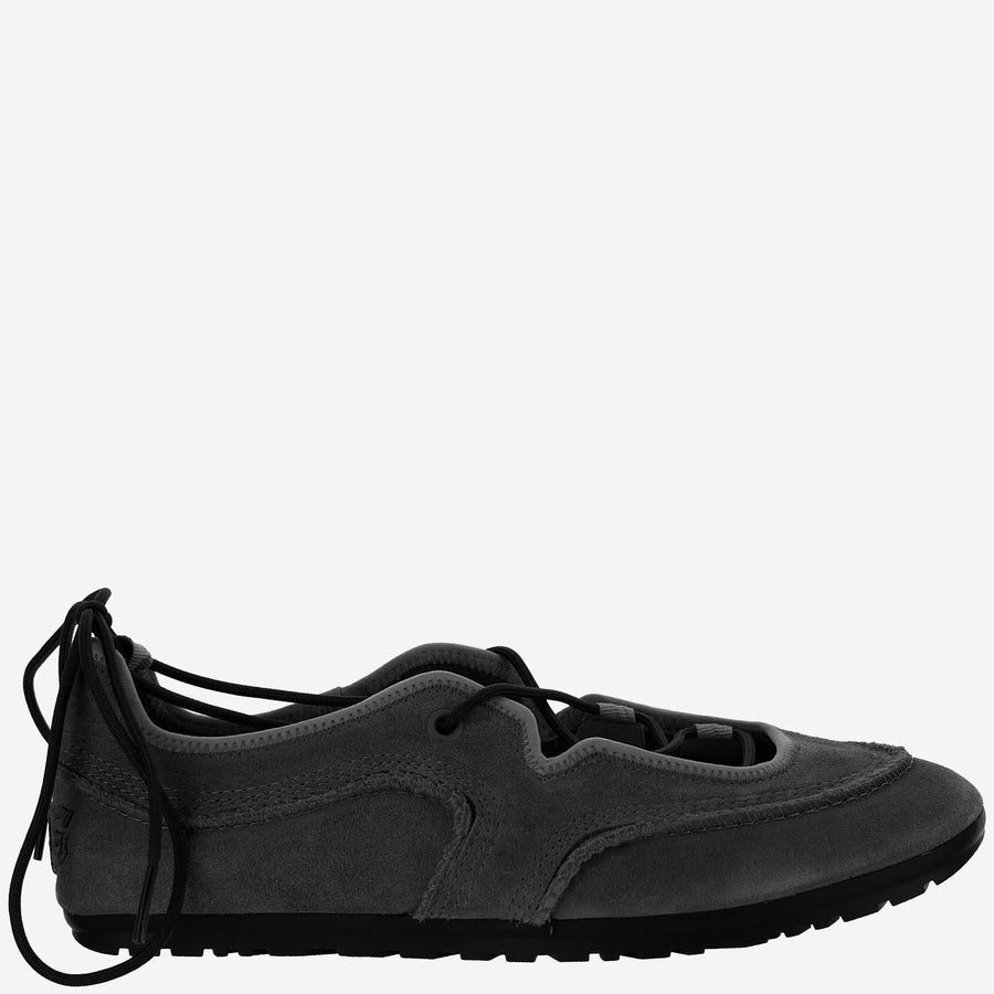 Ballerina Sneakers Quill Black Suede