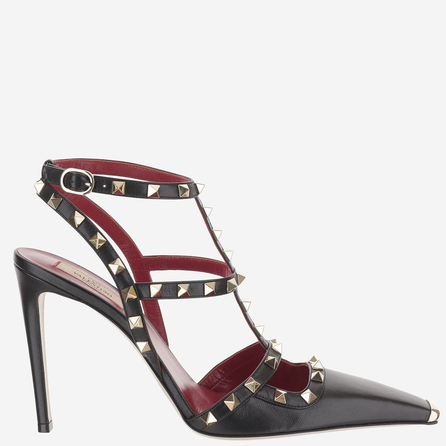 Pumps Rockstud Leather Black