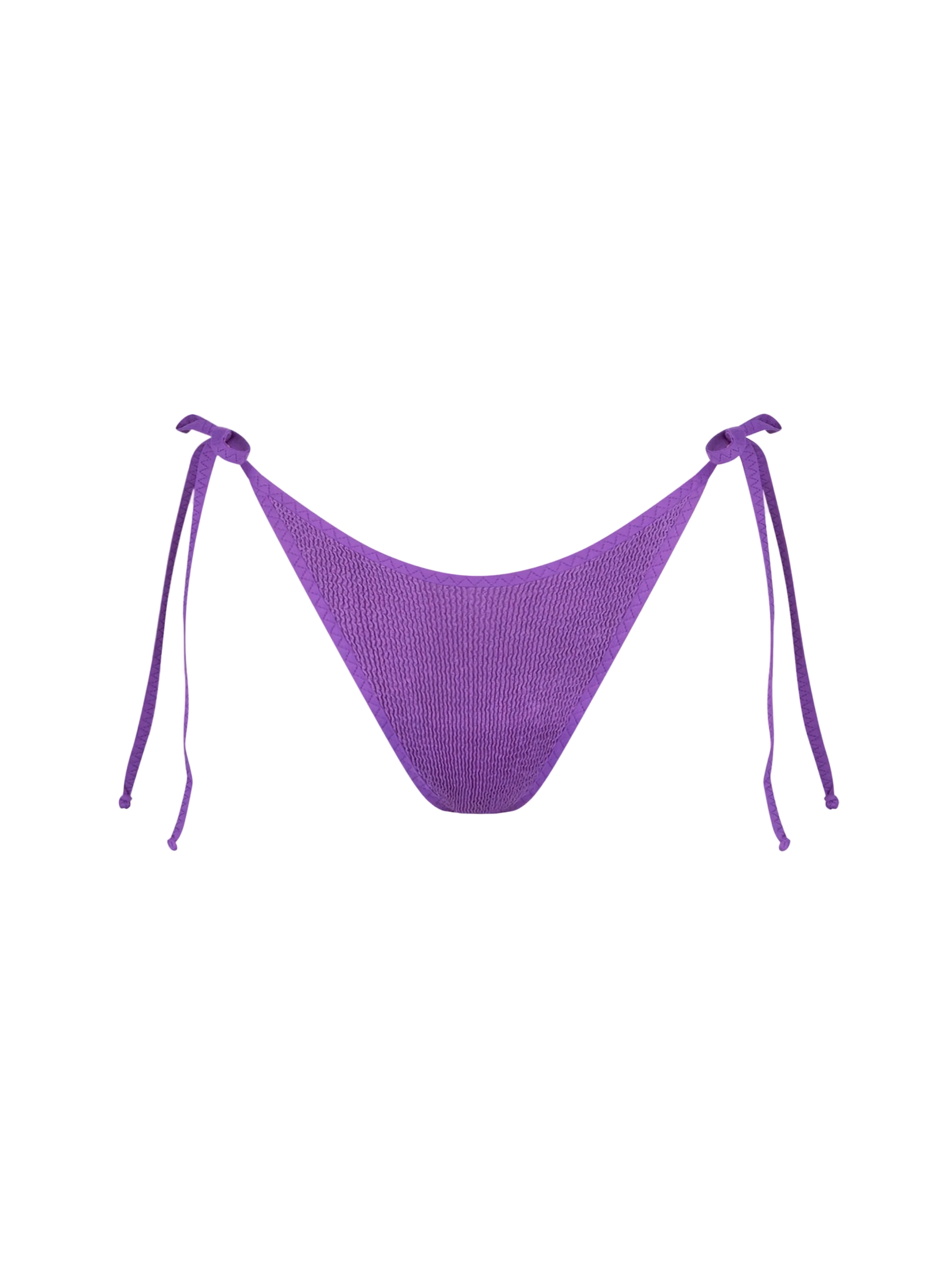 Norah Purple Crinkle Swim Briefs Bottom